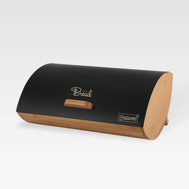 Хлебница Maestro MR-1775-BLAСK 36,5х25х13,3 См черная