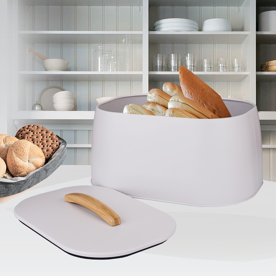 Хлебница Maestro МR-1675 Beige 16.5х24х33.5 см бежевая