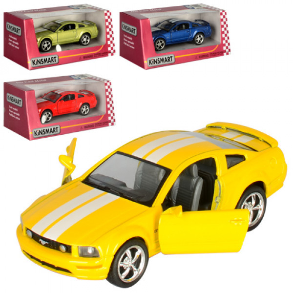 Машинка инертная Kinsmart Ford Mustang KT-5091-WF 12.5 см