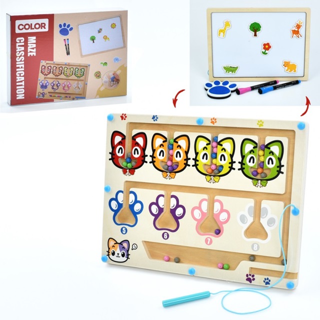 Деревянная игрушка Лабиринт MD 1517 29,5х22х2 см Деревянная игрушка Лабиринт MD 1517 29,5х22х2 см