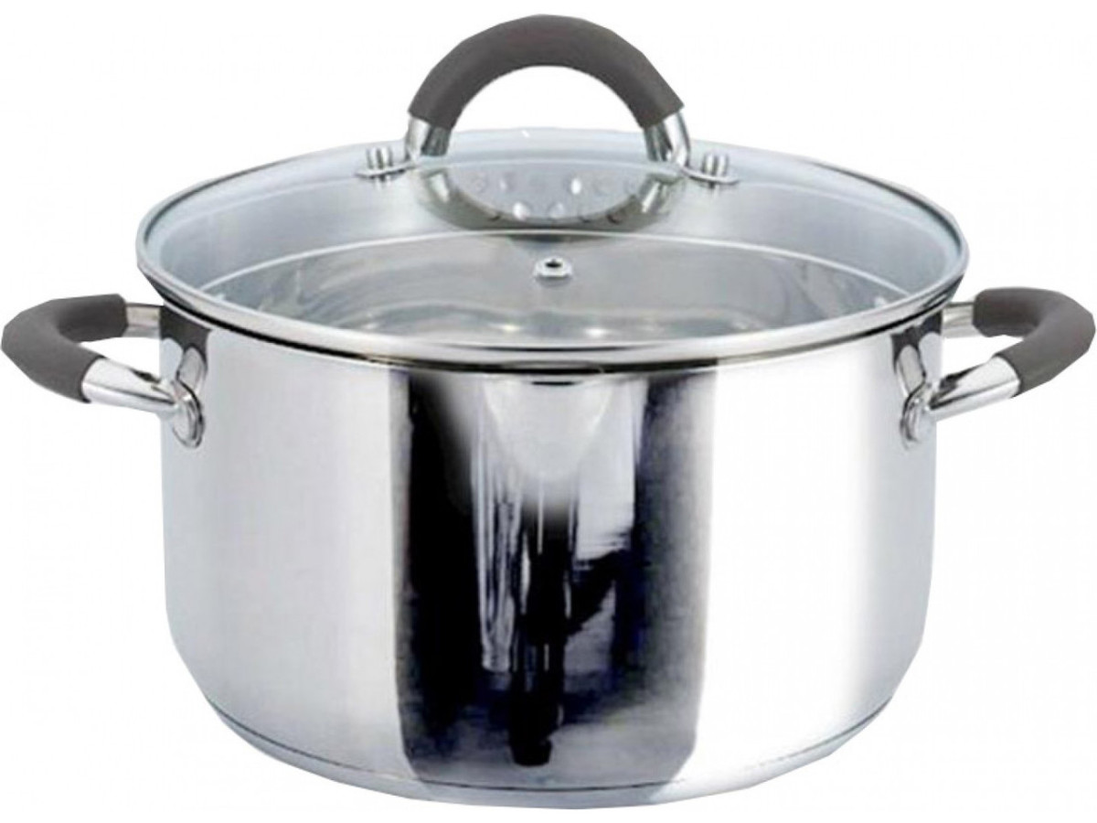 Кастрюля со стеклянной крышкой Gusto PraСtiСo GT-1102-18 2.6 л