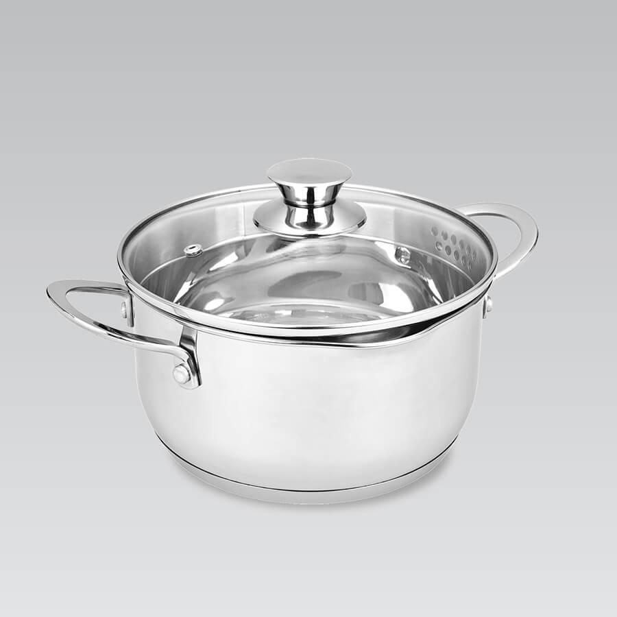 Кастрюля с крышкой Maestro MR-3510-16 1.6 л 16 см Кастрюля с крышкой Maestro MR-3510-16 1.6 л 16 см