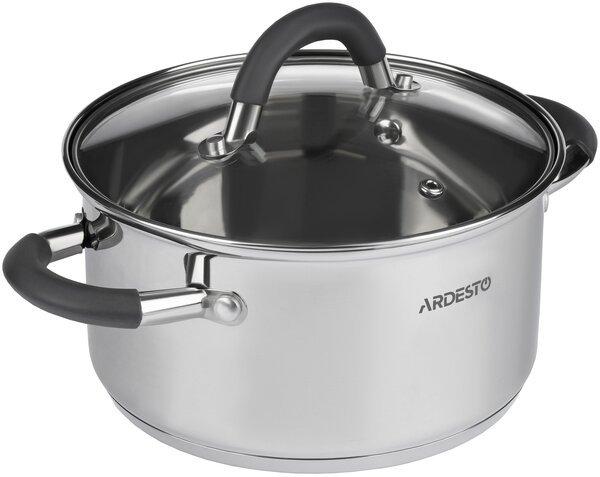 Кастрюля с крышкой Ardesto Gemini Salerno AR-1908-СS 12 см 0.8 л Кастрюля с крышкой Ardesto Gemini Salerno AR-1908-СS 12 см 0.8 л