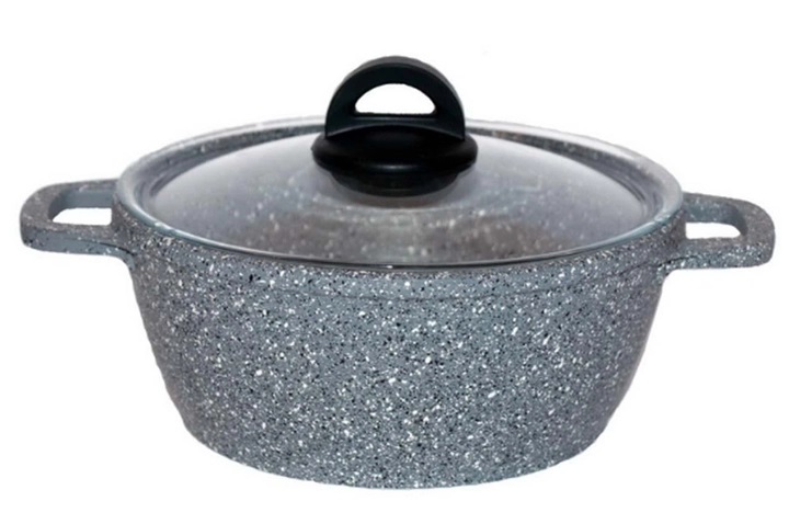 Кастрюля Биол Granite Grey К206РС 20 см 2 л серая