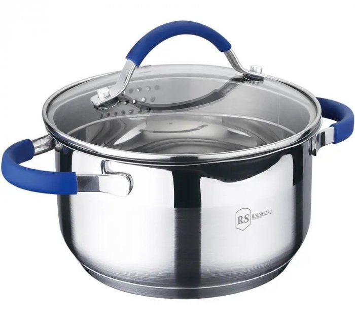Кастрюля с крышкой Rainstahl RS-CS-2105-20 20 см 3.5 л