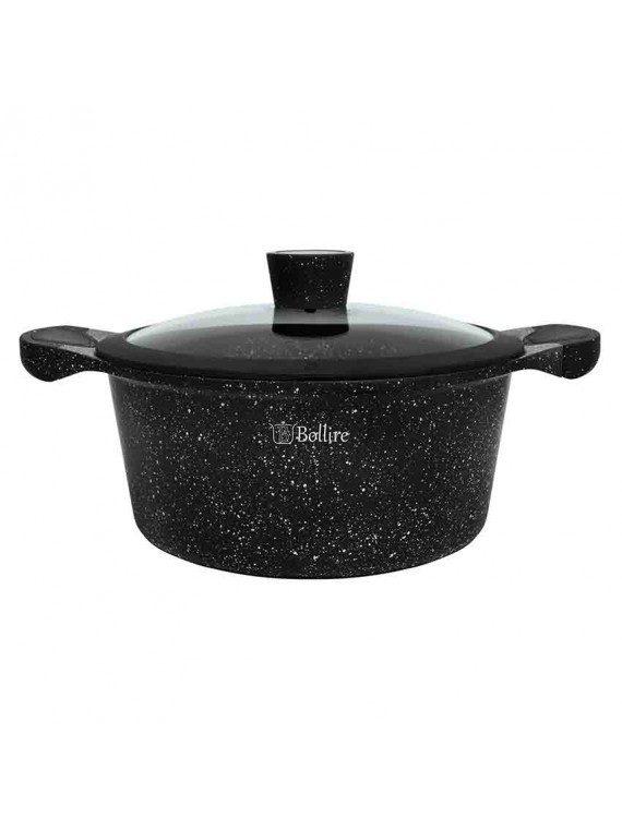 Кастрюля с крышкой Bollire Milano BR-1104 5,2 л 26x12 см