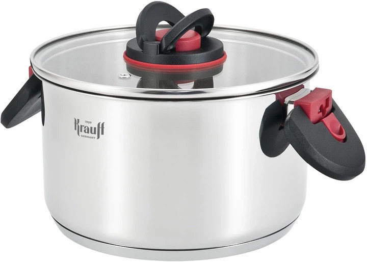 Кастрюля с крышкой Krauff 26-303-020 3.6 л 20 см серебристая