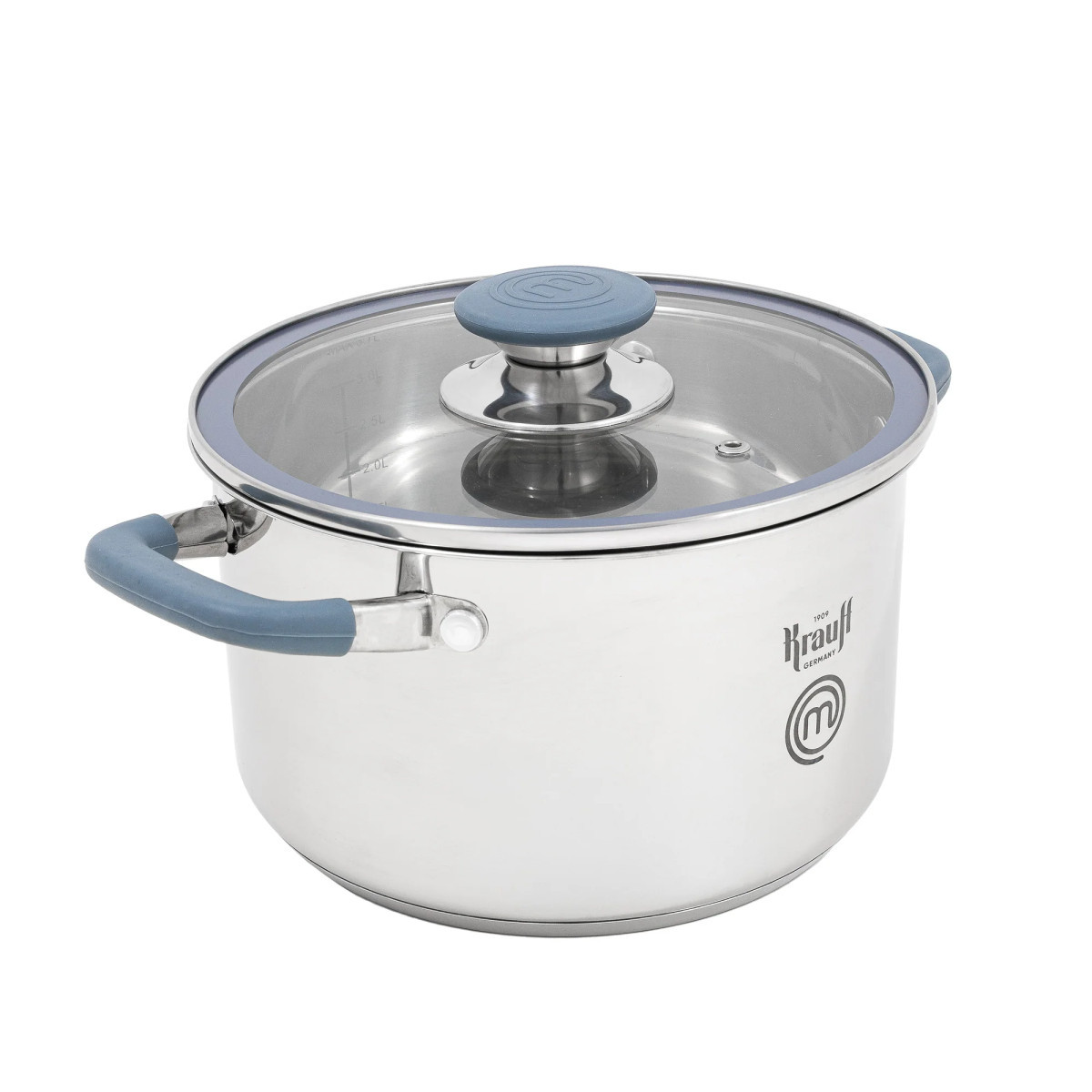 Кастрюля с крышкой Krauff MasterChef 26-238-086 20 см 3.7 л серебристая Кастрюля с крышкой Krauff MasterChef 26-238-086 20 см 3.7 л серебристая