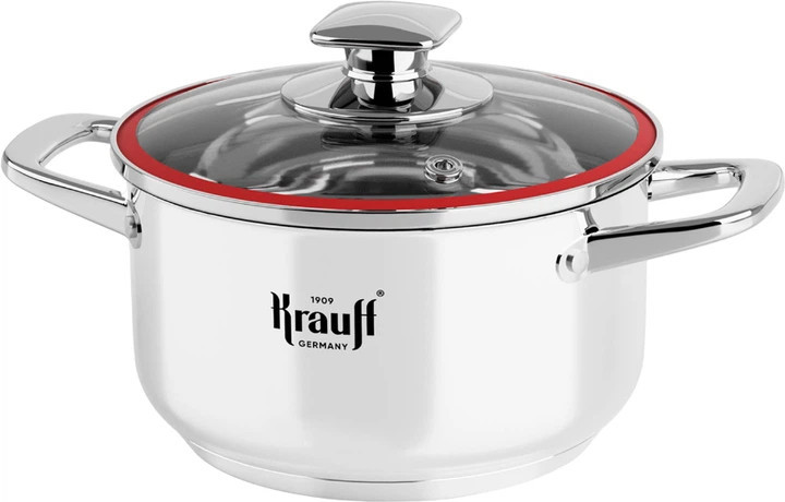 Кастрюля с крышкой Krauff Prime Chef 26-238-065 12 см 0.7 л серебристая