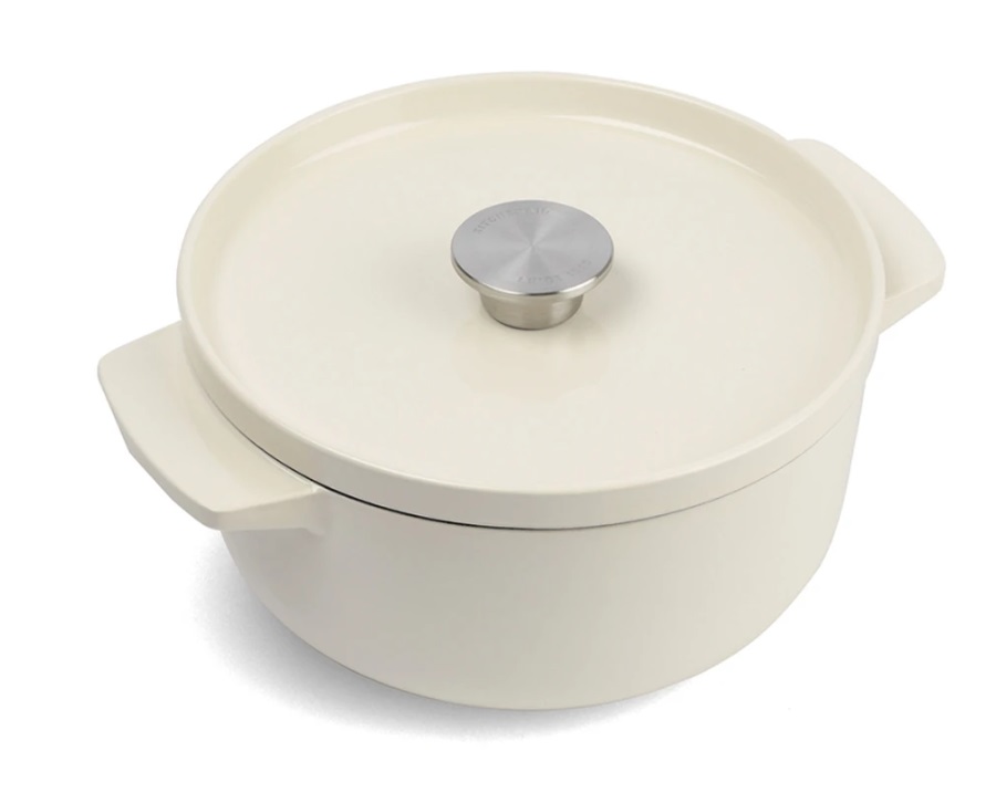 Каструля с крышкой KitchenAid СС006056-001 22 см 3.3 л кремовая