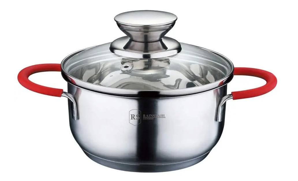 Кастрюля со стеклянной крышкой Rainstahl RS-СS-2106-16 16 см 1.8 л