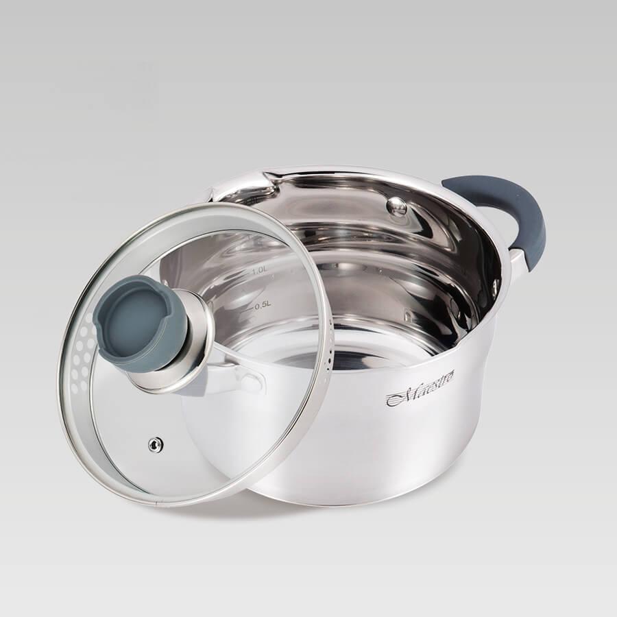 Кастрюля с крышкой Maestro MR-3507-24 5,6 л 24 см Кастрюля с крышкой Maestro MR-3507-24 5,6 л 24 см