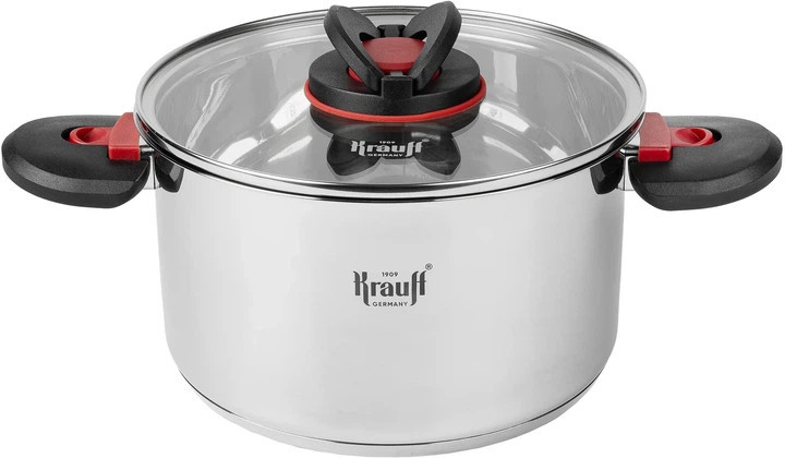 Кастрюля с крышкой Krauff 26-303-019 2.7 л 18 см серебристая