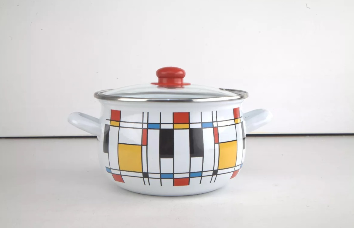 Кастрюля эмалированная Gusto Метафора формы GT-T-116-MF 16 см 2.1 л
