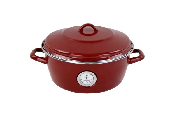 Кастрюля-жаровня с крышкой VITRINOR Dutch Oven 2111691 26 см 5 л красная
