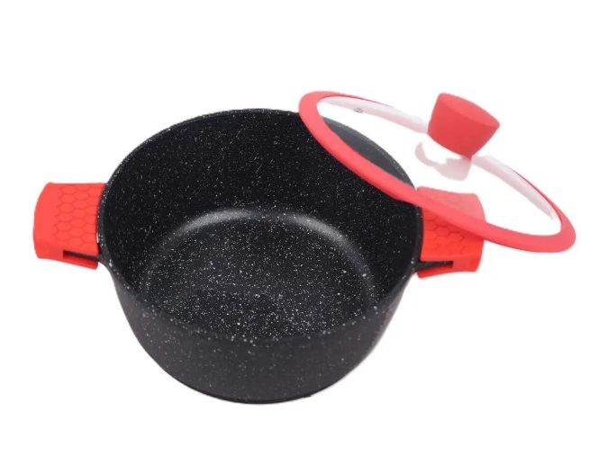 Кастрюля с крышкой Bohmann BH-7353-20-MRB 20 см 2.2 л