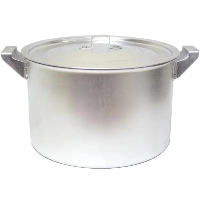 Кастрюля с крышкой Gusto GT-1626-80 26 см 8 л серая