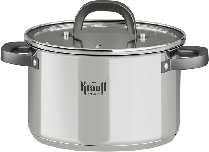 Кастрюля с крышкой Krauff 26-303-007 16 см 2.1 л серебристая