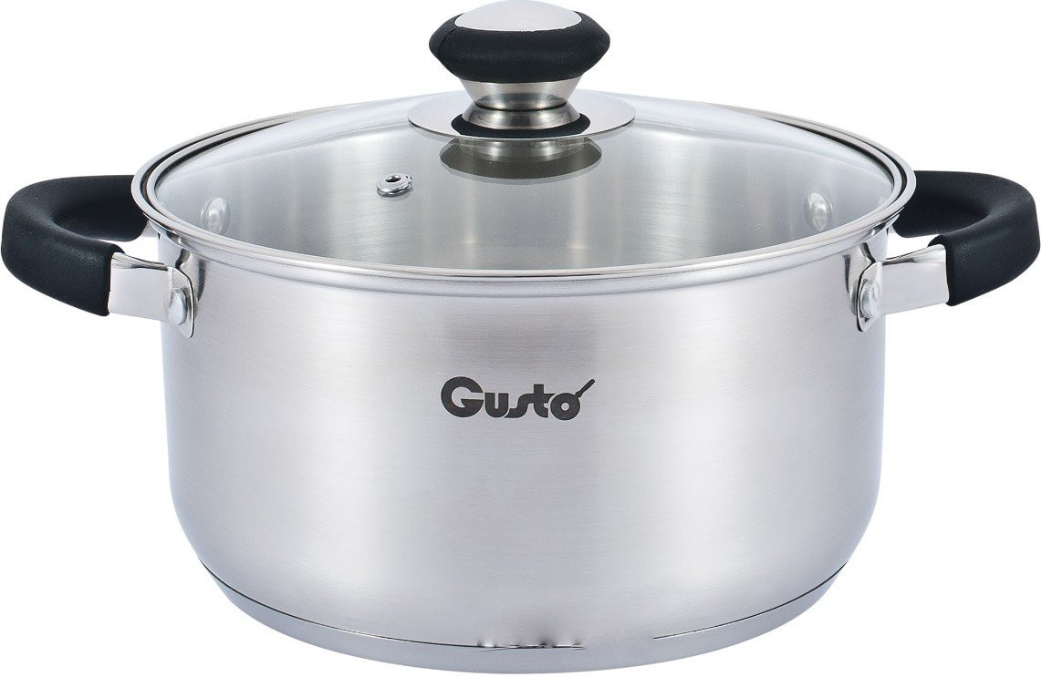 Кастрюля со стеклянной крышкой Gusto GT-1104-16 16 см 1.6 л