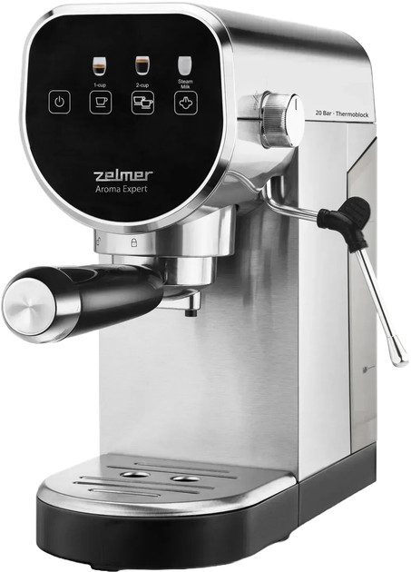Кофеварка рожковая Zelmer ZCM7300 1360 Вт серебристая Кофеварка рожковая Zelmer ZCM7300 1360 Вт серебристая