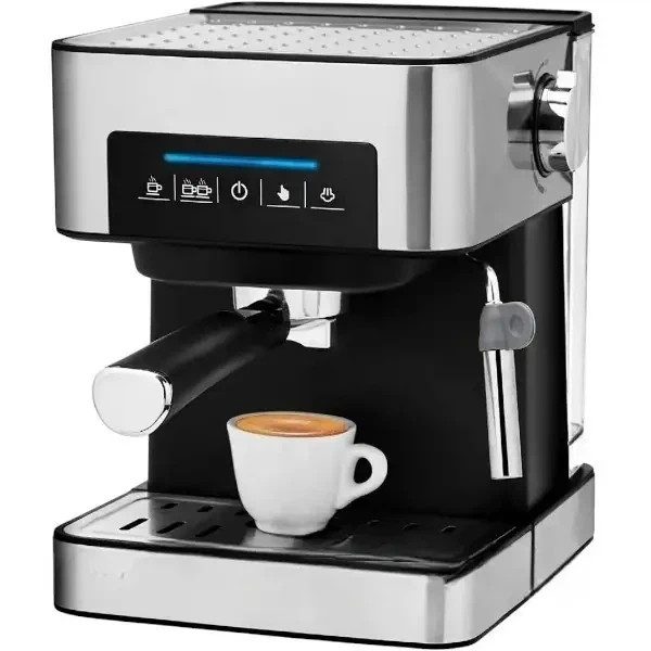 Кофеварка рожковая Domotec MS-136 850 Вт серебристая Кофеварка рожковая Domotec MS-136 850 Вт серебристая