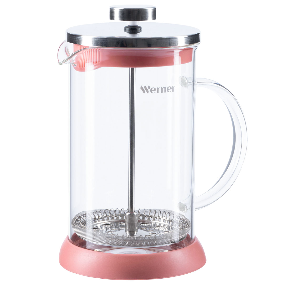 Френч-пресс Werner Allegro GP-51459 600 мл розовый