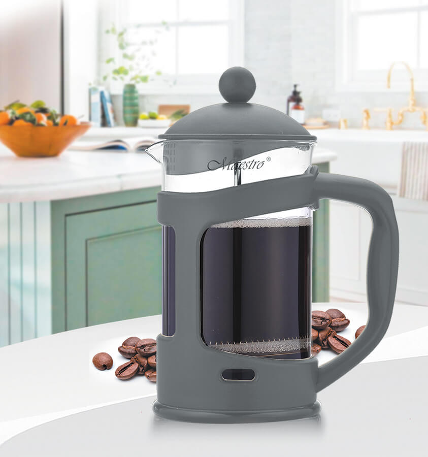 Френч-пресс Maestro MR-1665-1000-Gray 1000 мл серый