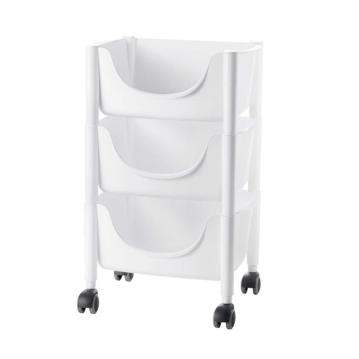 Полка пластиковая Guzzini Kitchen Active Design 22650511 69х44,5х30,5 см белая
