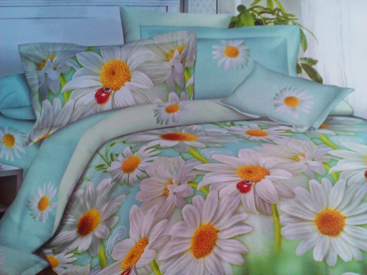 Комплект постельного белья от украинского производителя Polycotton Двуспальный 90932
