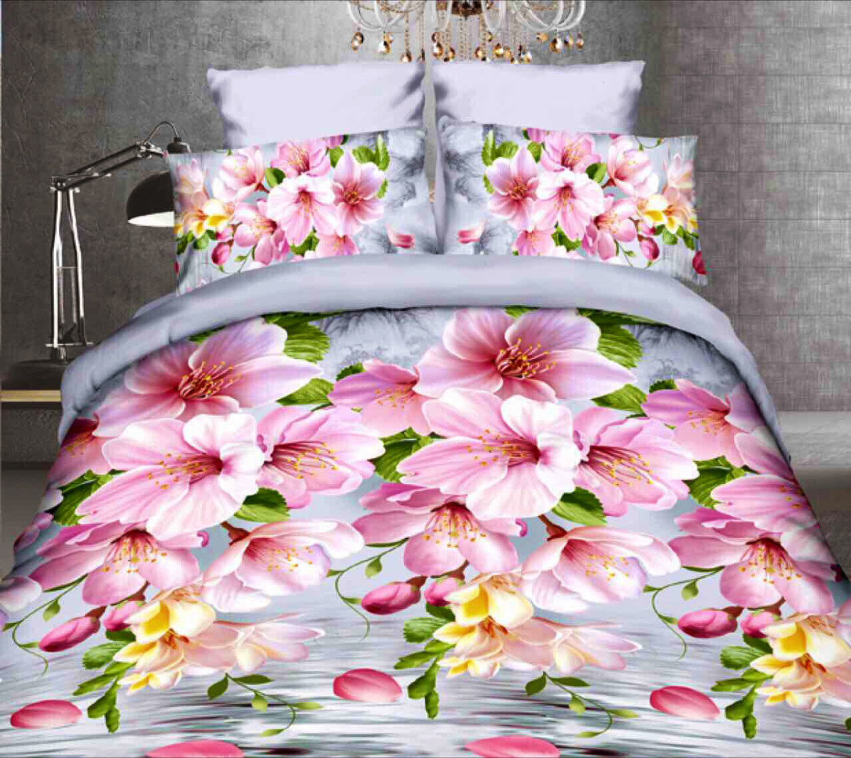 Комплект постельного белья от украинского производителя Polycotton Двуспальный 90927 Комплект постельного белья от украинского производителя Polycotton Двуспальный 90927