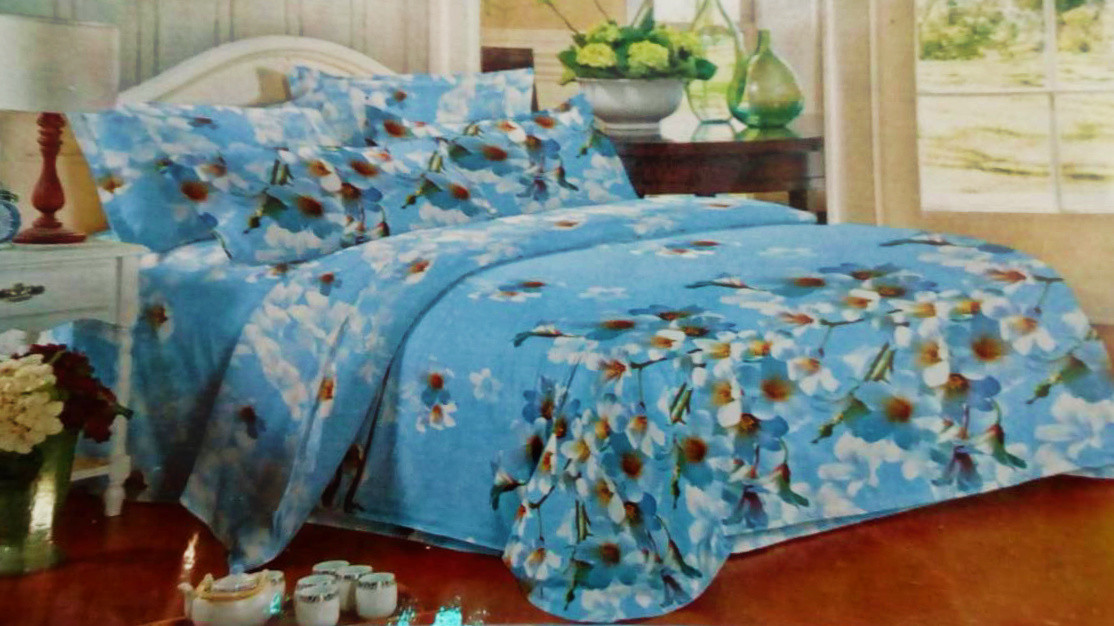 Комплект постельного белья от украинского производителя Polycotton Полуторный 90943