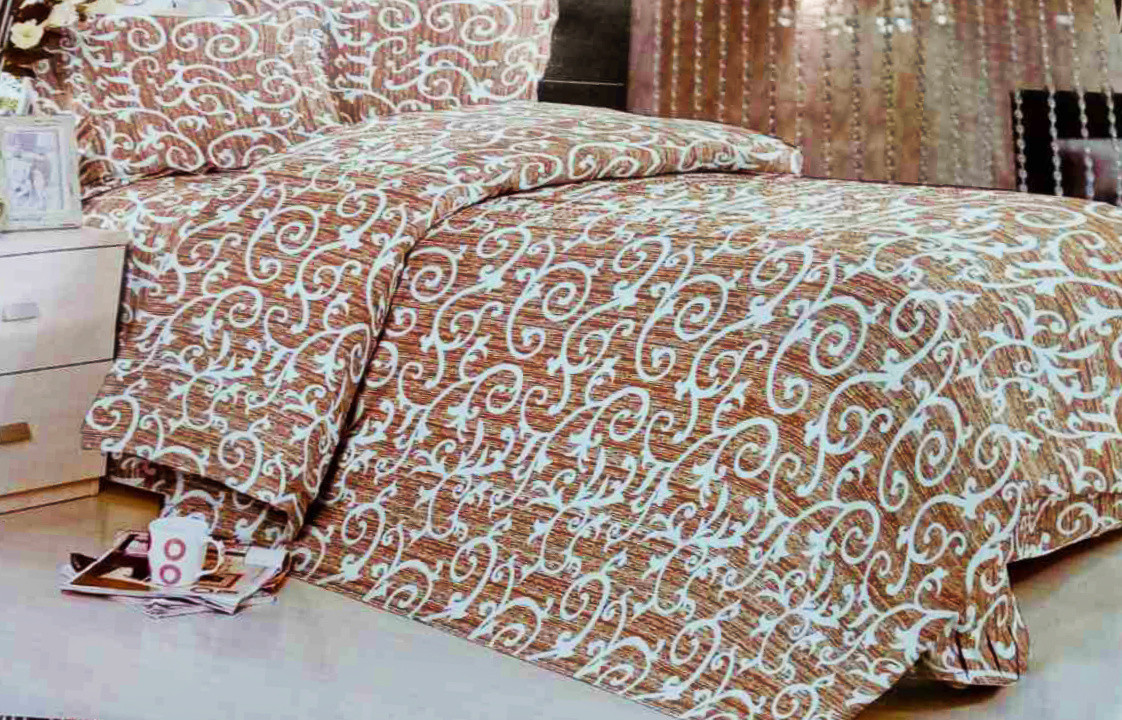Комплект постельного белья от украинского производителя Polycotton Полуторный 90950 Комплект постельного белья от украинского производителя Polycotton Полуторный 90950