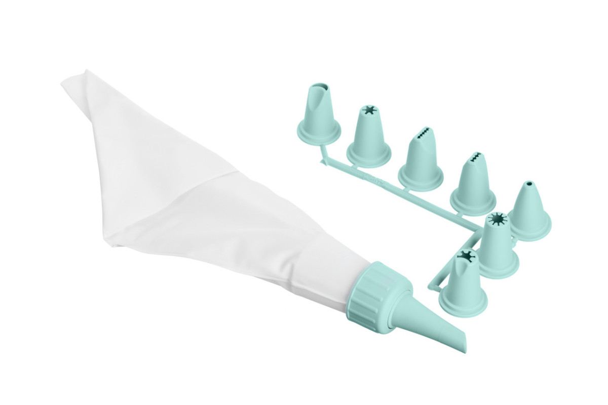 Мешок кондитерский с насадками Ardesto tasty baking AR-2307-TP голубой