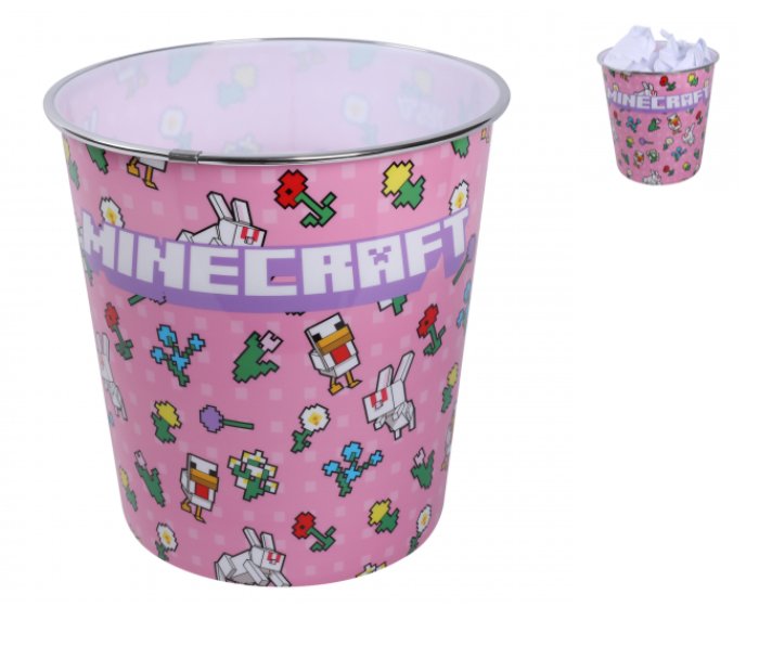 Корзина для мусора Yes Minecraft Spring 708502 5.5 л 21х22 см