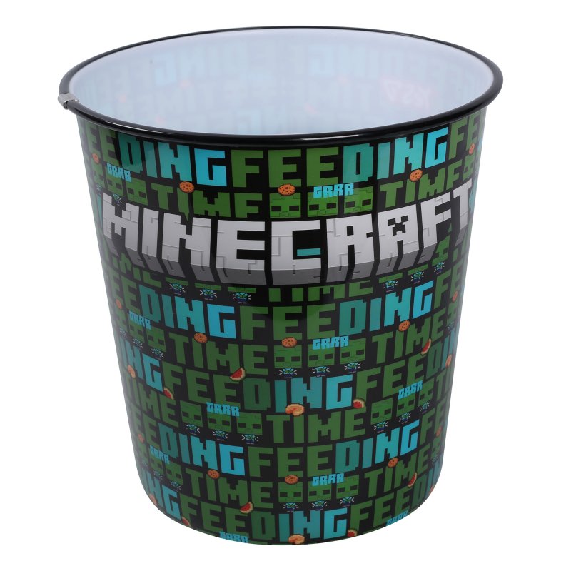 Корзина для мусора Yes Minecraft Feeding time 708501 5.5 л 21х22 см