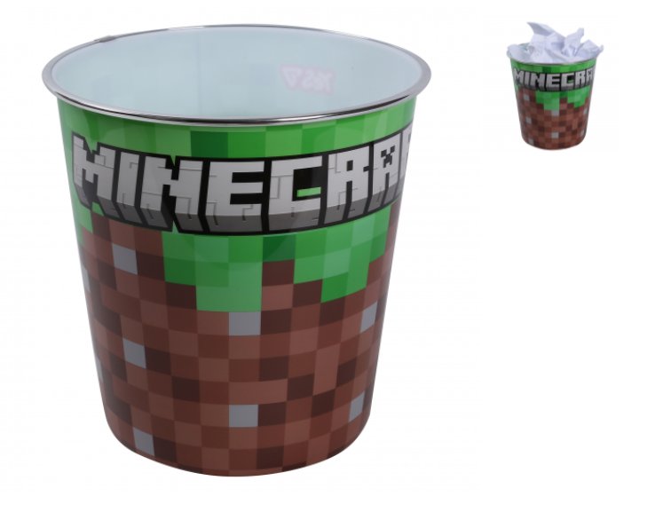 Корзина для мусора Yes Minecraft 708500 5.5 л 21х22 см