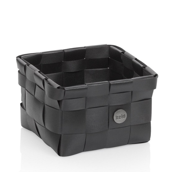 Корзина для хранения квадратная Kela Neo 24482 15х15х10 см черная