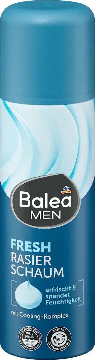 Пена для бритья мужская Balea Men Fresh Rasier Schaum 4067796072426 300 мл
