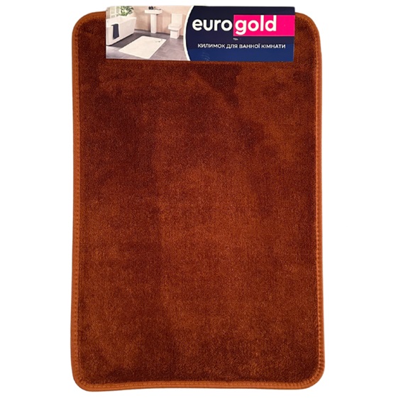 Коврик в ванную Eurogold 7129400081 40х60 см коричневый