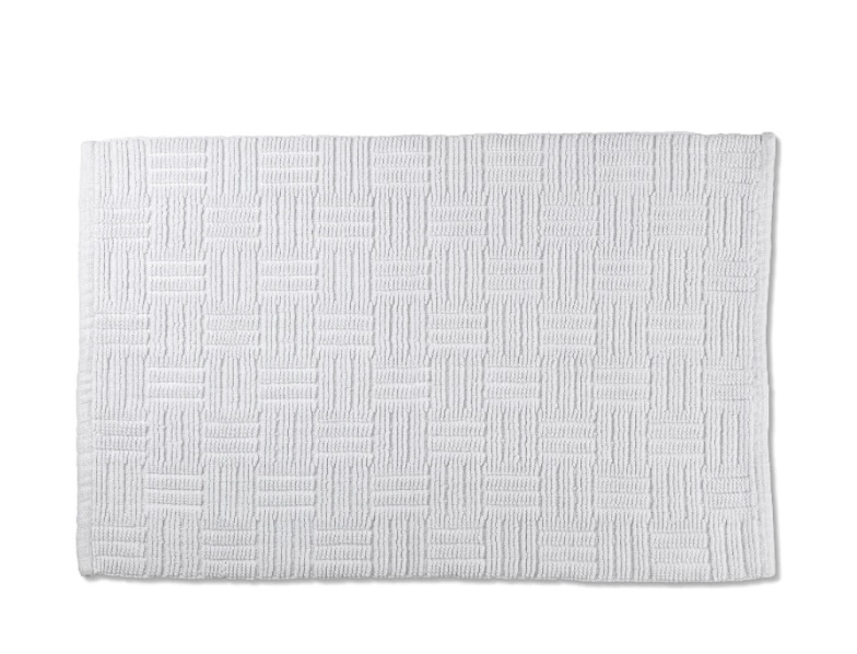 Коврик в ванную Kela Leana 23526 80х50х0.5 см белый