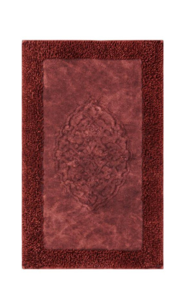 Коврик в ванную Arya Tiffany AR-A107215-Burgundy 120х70 см бордовый