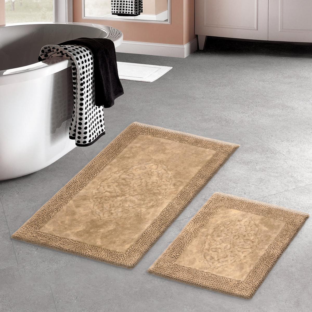 Набор ковриков для ванной Arya Tiffany AR-A107214-Beige 2 предмета бежевый