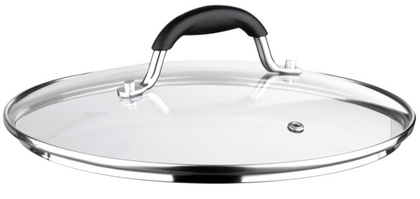 Крышка стеклянная с ручкой Ardesto BlaСk Mars AR-0722-SL 22 см
