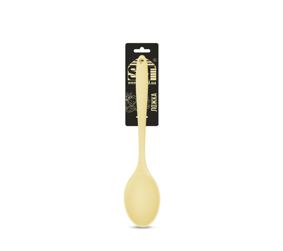 Ложка кухонная SNT Creamy 3300-20 27х5.5 см кремовая