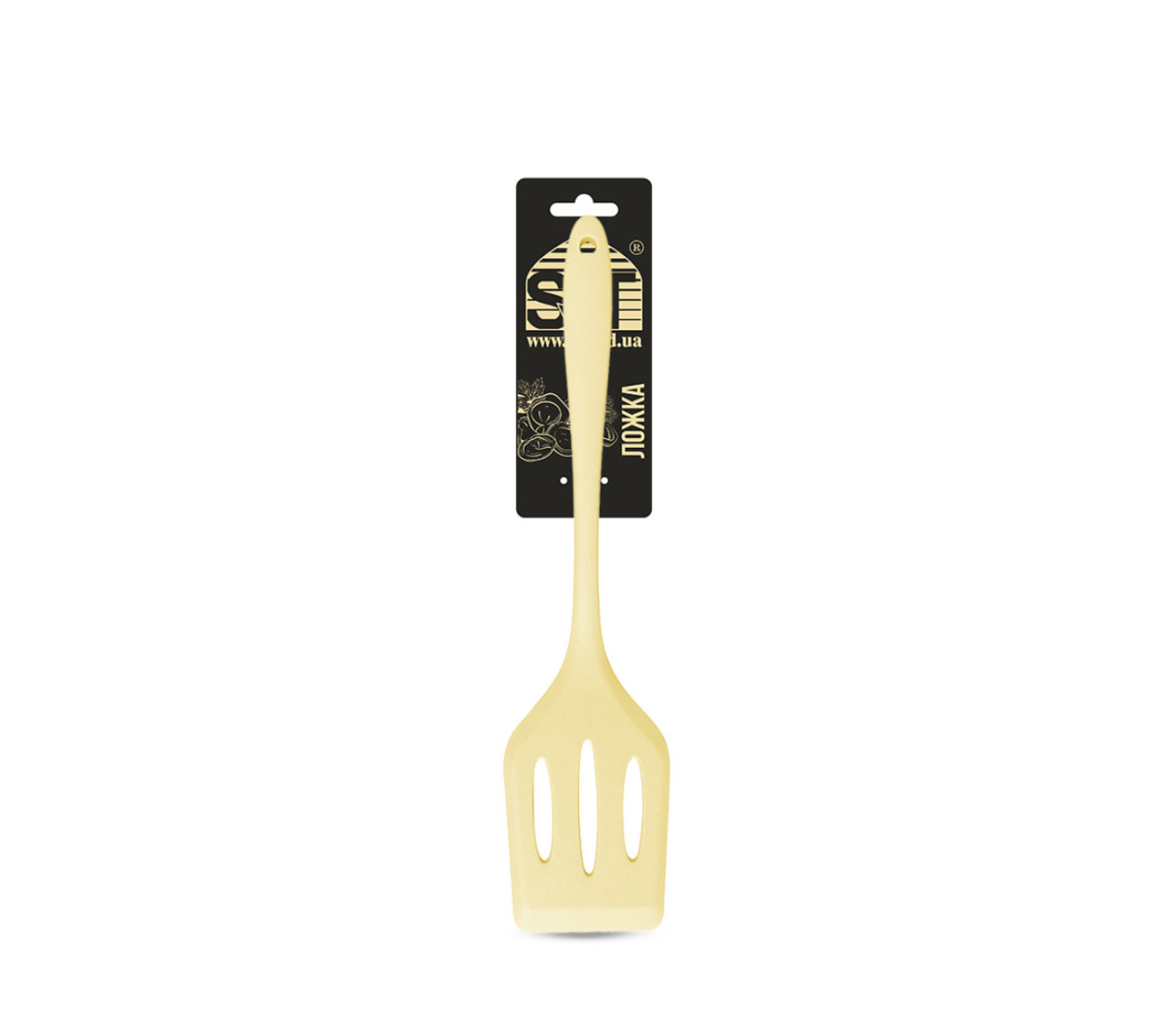 Лопатка кухонная SNT Creamy 3300-16 29.5х7 см кремовая