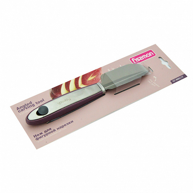 Нож кухонный для фигурной нарезки Fissman Уголок GT-8693-CT 9 см Нож кухонный для фигурной нарезки Fissman Уголок GT-8693-CT 9 см