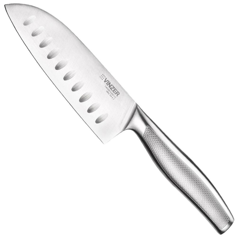 Нож сантоку VINZER Legend line VZ-50270 12.8 см серебристый
