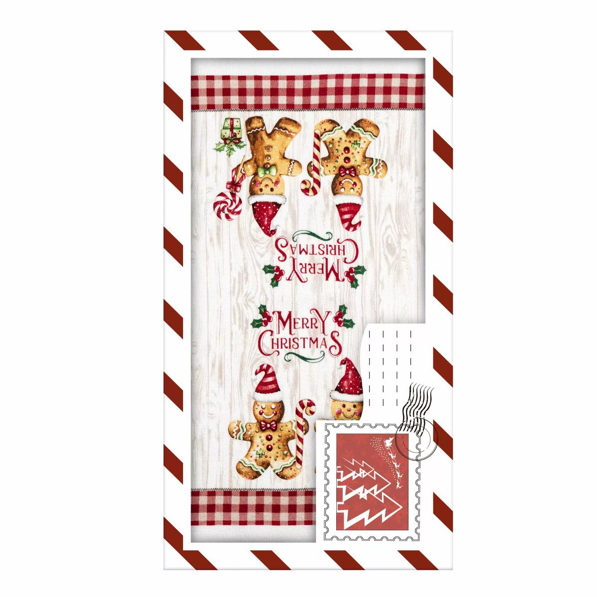 Набор кухонных полотенец Ardesto Christmas Gingerbread ART3863HGB 38х63 см 2 шт