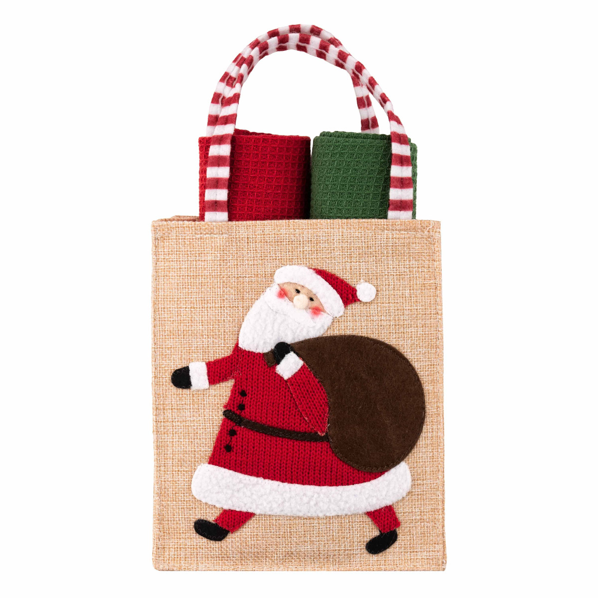 Набор кухонных полотенец Ardesto Christmas Santa ART3863HSB 38х63 см 2 шт