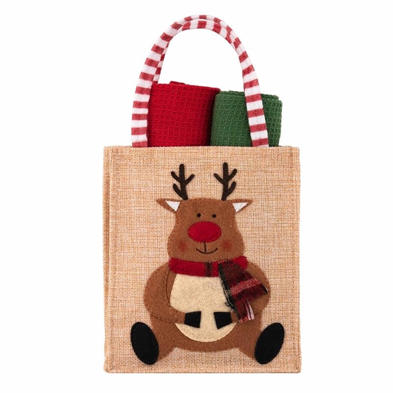 Набор кухонных полотенец Ardesto Christmas Deer ART3863HDB 38х63 см 2 шт